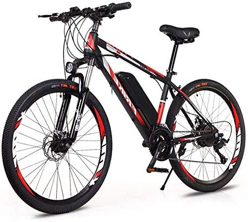 Electric Bike : ZKWWT Electric mountain bike 26 inch with 36V 10Ah lithium battery 250 W motor 52 km / h Electric e-bike for men and women