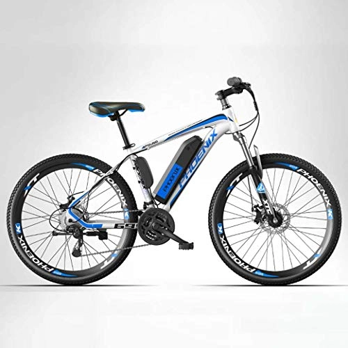 Electric Bike : ZTYD Electric Bike, 26" Mountain Bike for Adult, All Terrain 27-speed Bicycles, 50KM Pure Battery Mileage Detachable Lithium Ion Battery, Smart Mountain Ebike for Adult, 35KM / 70KM, Electric / hybrid