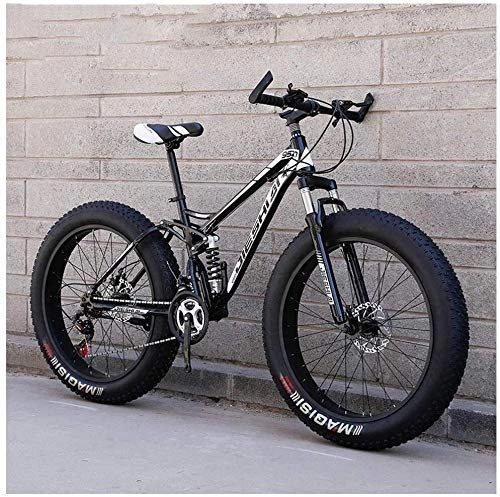 Fat Tyre Bike : Aoyo Mountain Bike, 26 Inch 7 / 21 / 24 / 27 Speed Bike, Men Women Student Variable Speed Bike, Fat Tire Mens Mountain Bike, 26 Inches 7 Speeds