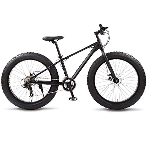 Fat Tyre Bike : Bicycle Mountain Bike, Road Bikes Bicycles Full Aluminium Bicycle 26 Snow Fat Tire 24 Speed Mtb Disc Brakes, for Urban Environment and Commuting To and From Get Off Work Also known as a bicycle or bic