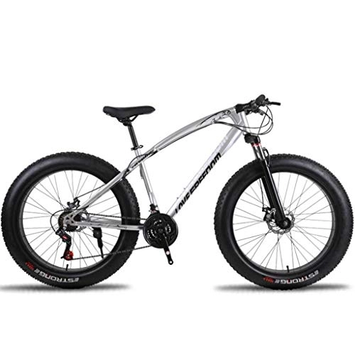 Fat Tyre Bike : Mountain Bike Youth Adult Mens Womens Bicycle MTB 26 Inch Mountain Bicycles 7 / 21 / 24 / 27 Speeds Lightweight Aluminium Alloy Frame Full Suspension Disc Brake Spoke Wheel Mountain Bike for Women Men Adult