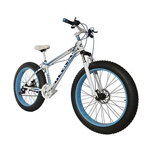 Fat Tyre Bike : XIAOFEI Bicycle Snowmobile, Mountain Bike Off-Road Shock Absorption Disc Brake All Terrain Bike 4.0 Ultra-Wide Tires, 26 Inch-21 Speed Variable Speed Atv, A6, 26 21S