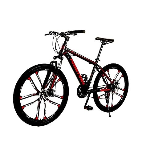 Folding Bike : Agoinz Ten Blade Wheels, 69-inch Folding Bike, Lightweight Body For Easy Folding, 30-speed Gearbox, Essential For Travel And Family Travel, Red
