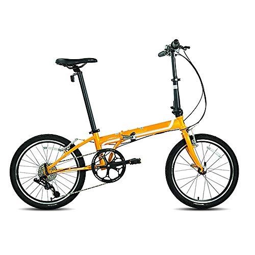 Folding Bike : BANGL B Folding Mountain Bike Speed Adult Ultra Light Bicycle Student Men and Women 20 Inch