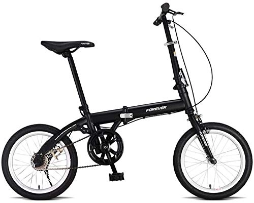 Folding Bike : Bicycle Bicycle Child Folding Bicycle Adult Bicycle Folding Road Bike City Bicycle (Color : Graphite black)