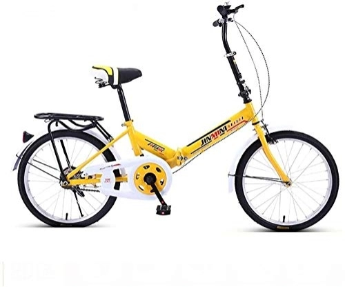 Folding Bike : Bicycle Folding Bicycle Adult Ultra Light Portable Small 20 Inch Youth Student Travel