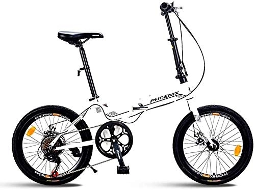 Folding Bike : Bicycle Lightweight Bike Folding Bike Portable Shock Absorb Vehicle Male Female Bicycle Variable Speed Bicycle Students