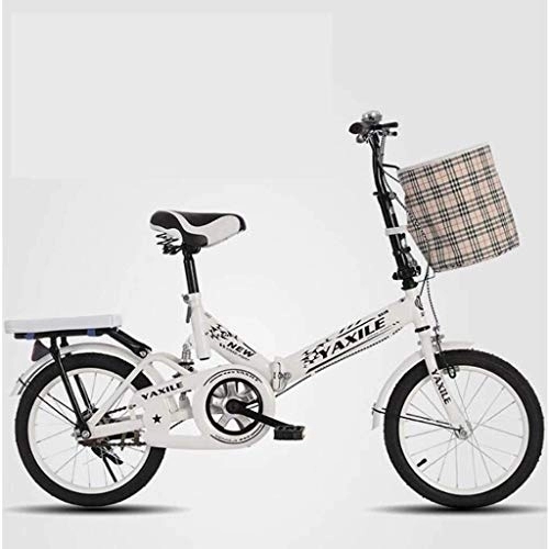 Folding Bike : Bicycle New Folding Shock Absorber Bicycle 20 Inch 6-18 Years Male Female Students Adult Bicycle