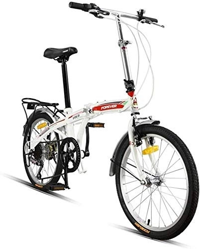 Folding Bike : Bicycle Youth Bicycle Folding Bicycle Adult Men And Women Ultra Light Portable 20 Inch Variable Speed