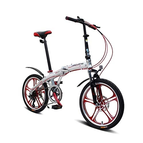 Folding Bike : Bike Folding bicycle Children Road Bike adult City Bike Mini Ultralight Bicycle High Adjustable 16 inch