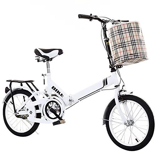 Folding Bike : chen 20in Full Suspension Folding Bike Without Installation, High Carbon Steel Frame, Mountain Bike Brake Configuration, Suitable for Older Children and Adults