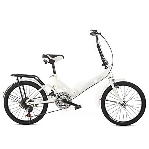 Folding Bike : CHINESS Folding Bicycle Foldable Mountain Bike Variable Speed Adult Shock-Absorbing Bicycle, Folding Bike For Men And Women Folding Speed Bicycle Damping Bicycle Outdoor Cycling 20-Inch