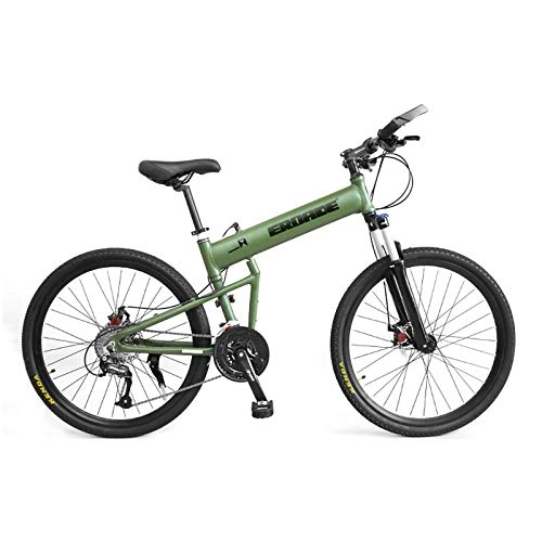 Folding Bike : CXSMKP 24Inch Folding Bike, 24 Speed Shimano Gears, 7001 Aviation Aluminum Alloy Frame, Foldable Compact Bicycle with Anti-Skid And Wear-Resistant Tire for Adults