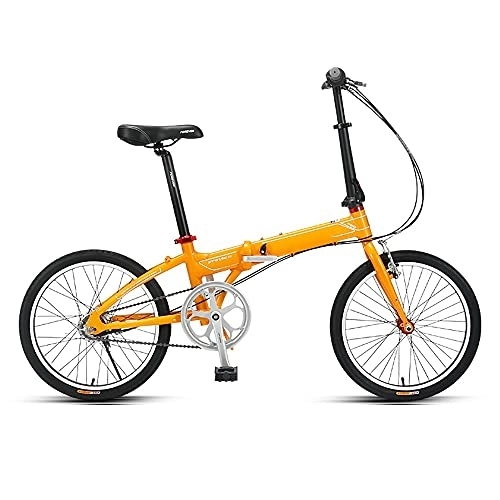 Folding Bike : DODOBD Foldable Bike, 20 Inch Comfortable Mobile Portable Compact Lightweight 5 Speed Finish Great Suspension Folding Bike for Men Women Students and Urban Commuters