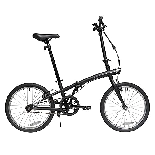Folding Bike : DODOBD Folding Bikes, 20 Inch Mini Portable Student Comfort Speed Wheel Folding Bike for Men Women Lightweight Folding Casual Bicycle, Damping Bicycle, Shockabsorption