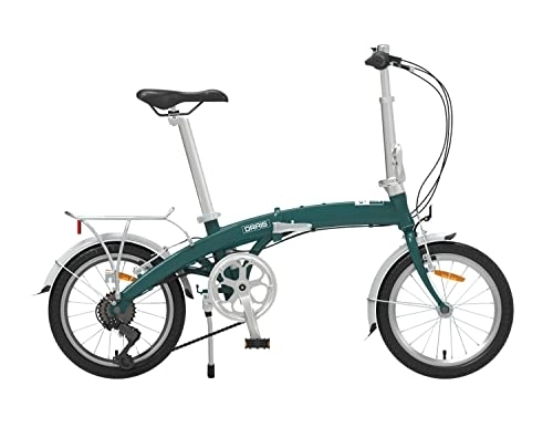 Folding Bike : Drais F16 6 Speed 16 Inch Folding Bicycle in Turquoise bike mini lightweight adult men women student commuter 16