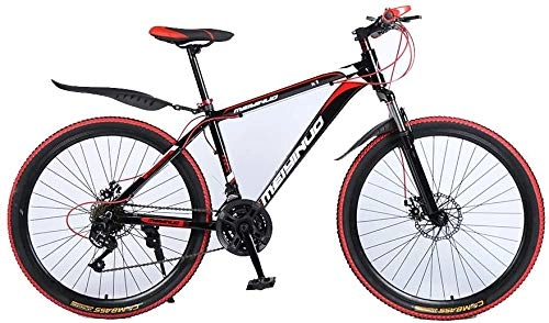 Folding Bike : Drohneks Folding Bicycle, Mountain Bike 26 inches 21 / 24 / 27 Speed Road bike Fat Folding bikes mtb Snow beach bicycle, 24Speed