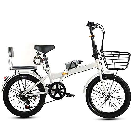 Folding Bike : FBDGNG Folding Bike for Adults, Lightweight Mountain Bikes Bicycles Strong Alloy Frame with Disc brake, 20 inches