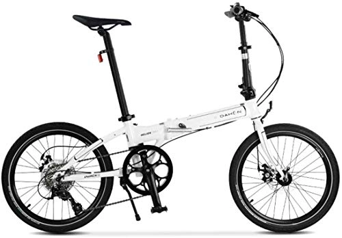 Folding Bike : FEE-ZC Universal City Bike 20 Inch 8-Speed Fold Bicycle With Mechanical Disc Brake For Unisex Adult