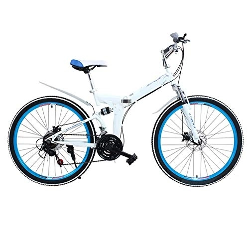 Folding Bike : FHKBB Road Bikes Mountain Bike Adult Folding Bicycle Road Men's MTB Bikes 24 Speed 26 Inch Wheels For Womens Off-road Bike