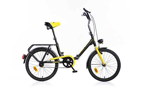 Folding Bike : Folding Bike Aurelia 20 Inch Light Black