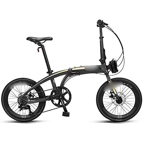 Folding Bike : Folding Bike for Adults, Adult Mountain Bike, High-Carbon Steel Frame Dual Full Suspension Dual Disc Brake, Outdoor Bicycle for Daily Use Trip Long Journey / D