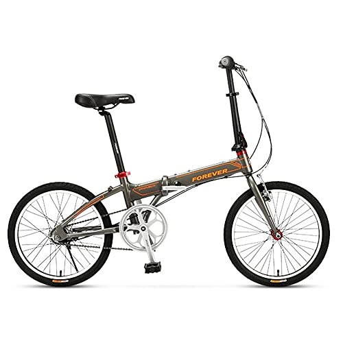 Folding Bike : Folding Bike for Adults, Premium Mountain Bike - Alloy Frame Bicycle for Boys, Girls, Men and Women - 5 Speed Gear, 20 inch / A