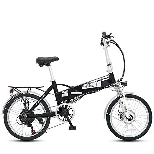 Folding Bike : GUI-Mask SDZXCElectric Bike folding bike adult 36 / 48V lithium battery moped men and women battery small bicycle