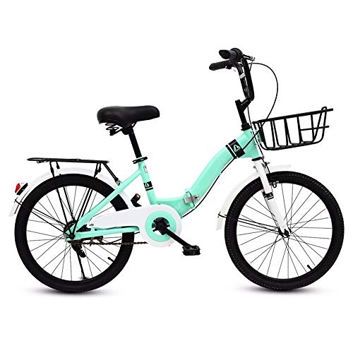 Folding Bike : GUI-Mask SDZXCFolding Bicycle High Carbon Steel Frame Girl Student Bicycle Boy Stroller Child Child Bicycle 20 Inch