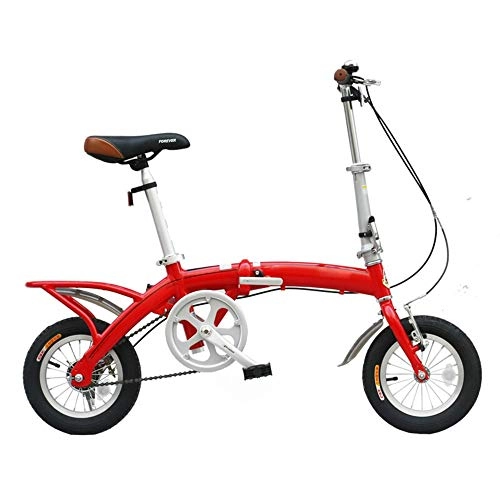 Folding Bike : GUI-Mask SDZXCFolding Mountain Bike Aluminum Alloy Single Speed Mini Siamese Shelf 12 Inch