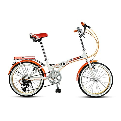 Folding Bike : GWL Folding Bike for Adults, Adult Mountain Bike, High-carbon Steel Frame Dual Full Suspension Dual Disc Brake, Outdoor Bicycle for Daily Use Trip Long Journey / C