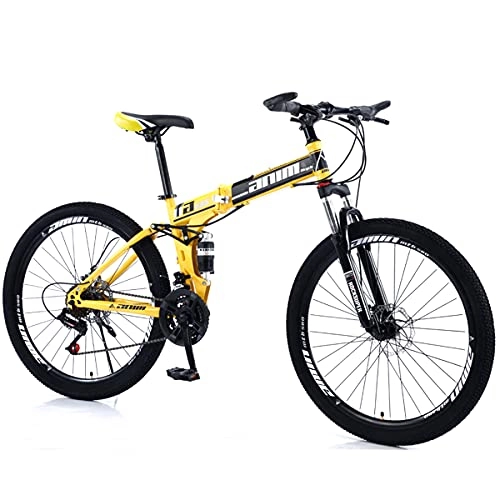 Folding Bike : GWXSST Bike Lightweight Sport Bikes Fast Folding 21 Speeds Ergonomic With Anti-slip Wear-resistant Wheel Dual Mountain Bike Sport For Men Or Women Bike C