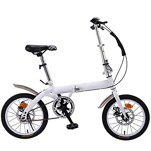Folding Bike : GWXSST Bike Mountain Folding Bike Wheel Dual Suspension, Suitable 7 Speed, Adjustable Seat, Height And Save Space Better, For Mountains And Roads C
