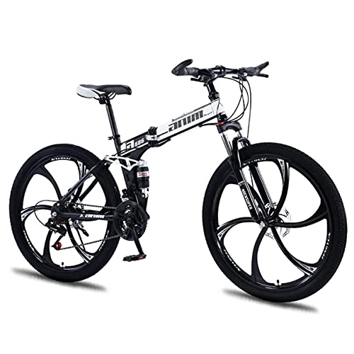 Folding Bike : GWXSST Bikes 21 Speeds Bike Sport Wheel Dual Mountain Fast Folding Ergonomic Lightweight, Bike For Men Or Women, With Anti-slip Wear-resistant C