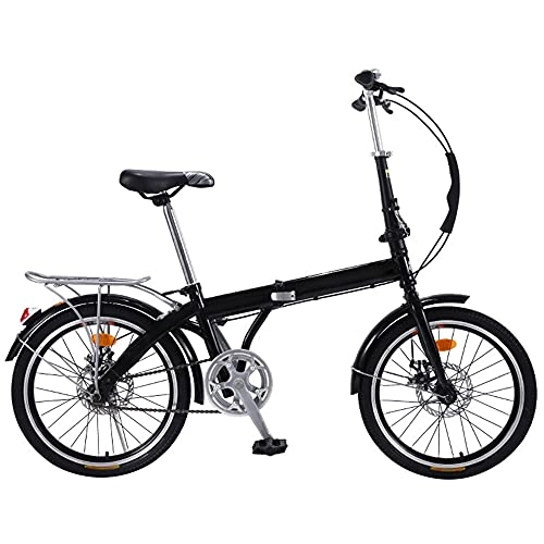 Folding Bike : GWXSST Mountain Bike Folding Bike, Adjustable Seat, Suitable 7 Speed, Wheel Dual Suspension, Height And Save Space Better, For Mountains And Roads B C