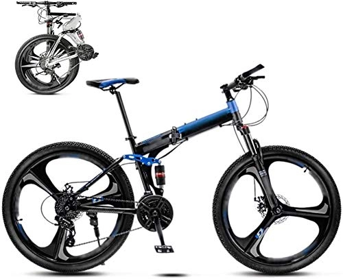 Folding Bike : HFFFHA 20 Inch Folding Speed Mountain Bike - Adult Car Student Folding Car Men And Women Folding Speed Bicycle Damping Bicycle