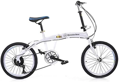 Folding Bike : HFFFHA 20" With Folding Mountain Bike Bicycle Full Suspension MTB Foldable Frame For Adults Men Women Teens Ladies Shopper