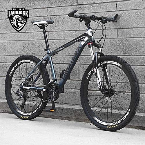 Folding Bike : HFFFHA 26 Inch Bicycle Mountain Beach Snow Bike For Adults, Mountain Trail Bike High Carbon Steel Folding Outroad Bicycles (Size : 30 speed)