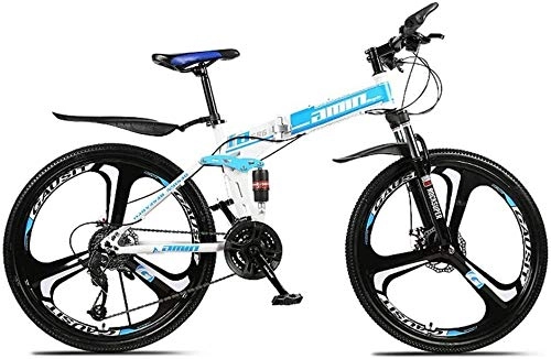 Folding Bike : HFFFHA 26 Inch Bike, mountain Bike 26 Inch, full Suspension Mountain Bike, Folding Bikes For Adults, mountain Bike, adult Bike, adult Mountain Bike (Size : 21 speed)