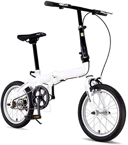 Folding Bike : HFFFHA Aluminium Folding Bike Folding Bike Men Women Gear - Folding City Bike, Aluminium Frame, Single-s (Color : C)