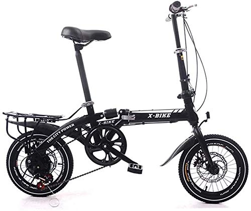 Folding Bike : HFFFHA Folding Bicycle Women'S Light Work Adult Adult Ultra Light Variable Speed Portable Adult Bicycle Folding Bicycle Bike Carrier Comfort Saddle Lightweight For Adults Men Women Teens Ladies Shoppe