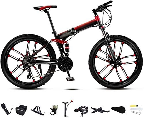 Folding Bike : HFFFHA Folding Bike Unisex Alloy City Bicycle With Adjustable Handlebar Comfort Saddle Lightweight For Adults Men Women Teens Ladies