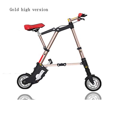 Folding Bike : Hong Yi Fei-shop Folding Bikes 18-Inch Folding Speed Bicycle - Student Folding Bike For Men And Women Folding Bicycle Outdoor bike (Size : A)