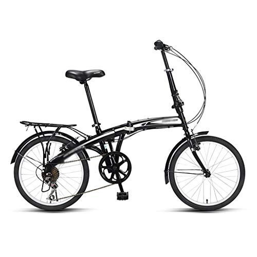 Folding Bike : Hong Yi Fei-shop Folding Bikes Adult Ultralight Portable Folding Bicycle Can Be Placed in the Car Trunk Bicycle Outdoor bike