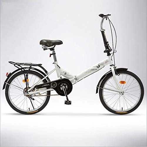 Folding Bike : Hong Yi Fei-shop Folding Bikes Ultra-light Adult Portable Folding Bicycle Small Speed Bicycle Outdoor bike (Color : E)