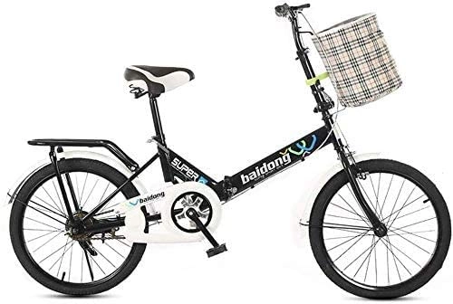 Folding Bike : HYLK 20 Inch Folding Bike-Folding Bike for Male And Female Students, portable Bike Suitable for Outdoor Travel