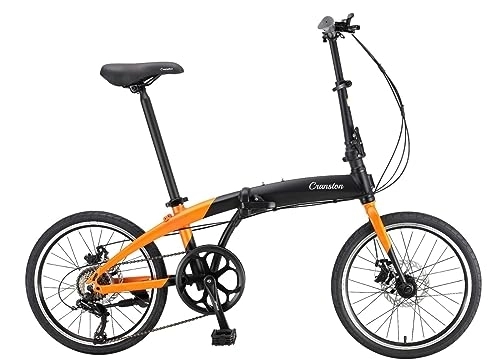 Folding Bike : Kcolic 20 Inch Adult Folding Bike, Foldable City Bicycle Variable Speed Mobile Portable Lightweight Folding Bike for Students and Urban Commuters A, 20nch