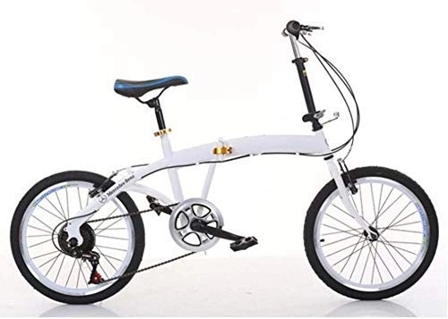 Folding Bike : L.HPT 20-Inch Folding Speed Bicycle Folding Bicycle Student Car Speeding Car Adult Bicycle