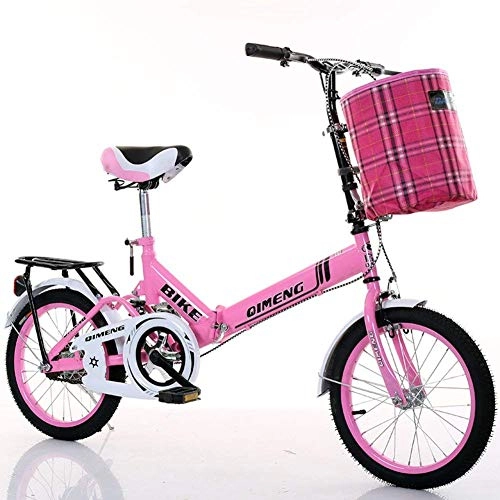 Folding Bike : L.HPT Children's Bicycle 20-inch Folding Bike Ultra-light Portable Bicycle Shock-absorbing Male And Female Student Car Bike