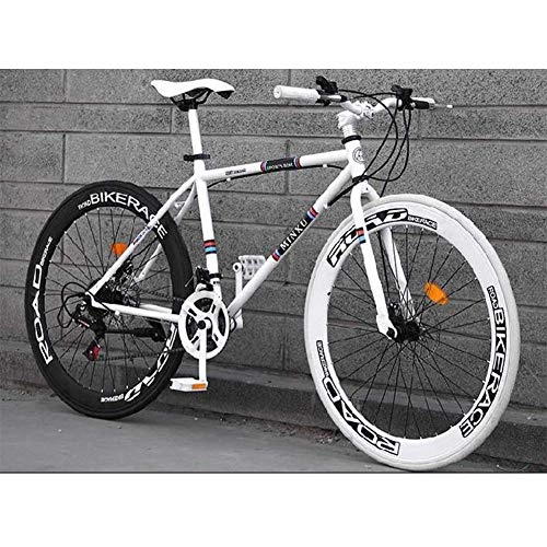 Folding Bike : Llpeng 26 Inch 21 Speed 60Cutters Road Bike, Folding Dual Shock Reduction, Portable Commuting Bycicle for Teenage (Color : 6)